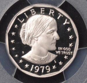 1979-S Type 1 Susan B. Anthony BEAUTIFUL MIRRORED PROOF PCGS PR69DCAM DEEP CAMEO!