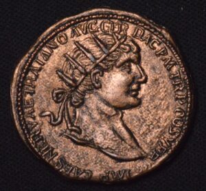 Italy, Italian Modern Commemorative Historical Token of Emperor Trajan