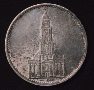 Beautiful Patina! Germany 1935 Third Reich Reichsmark Garrison Church Potsdam Silver Coin