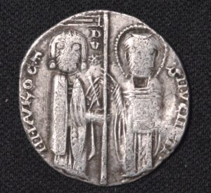 Venice, Italy Italian Silver Grosso "Matapan" Doge Marino Morosini 1249-1253 Semi-Key Date Doge!
