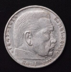 1937 Germany 2 Marks Silver Coin