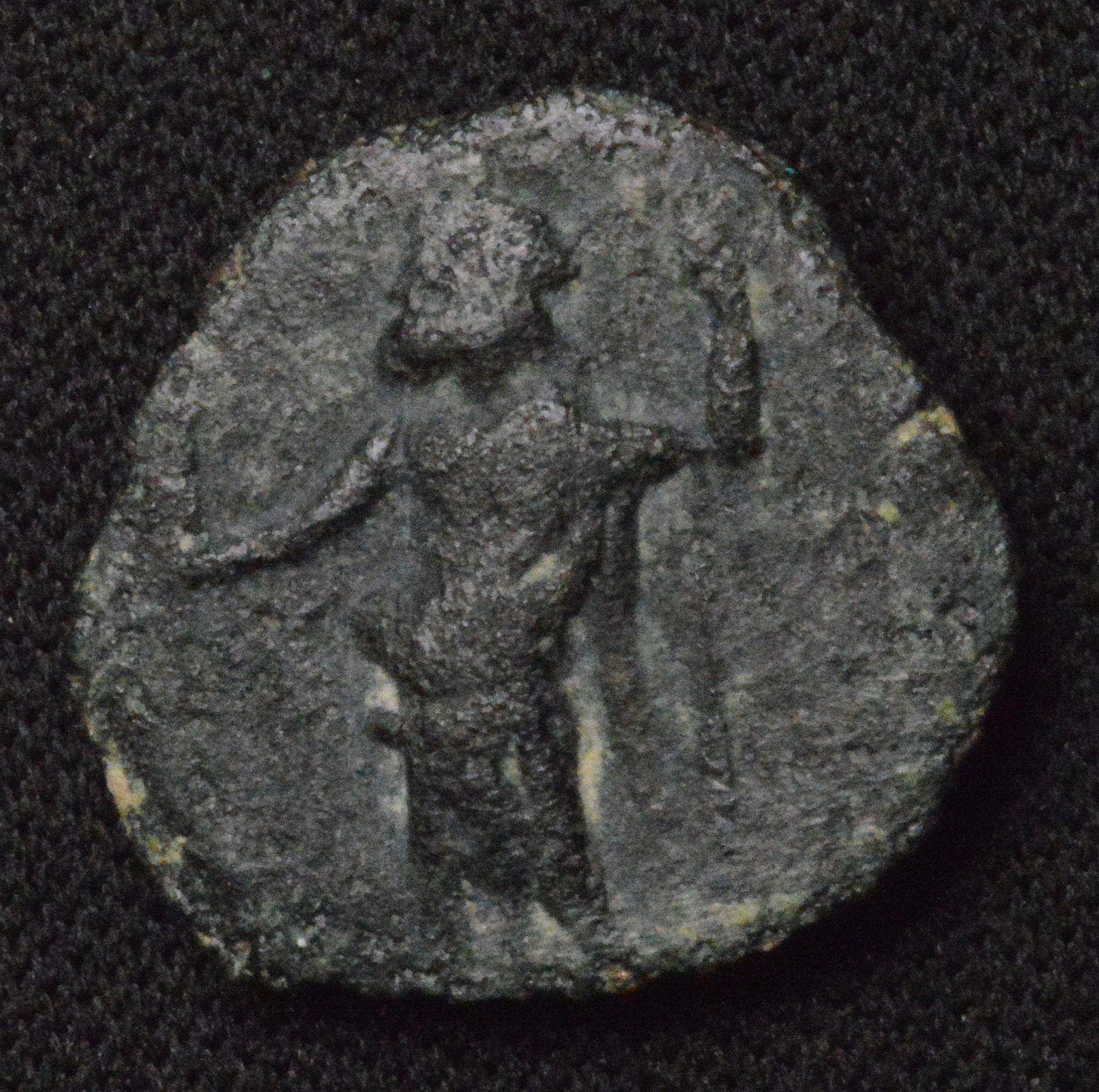 PTOLEMAIC EMPIRE AE COIN *ZEUS HOLDING THUNDERBOLT* 2.9g 16mm RARE!