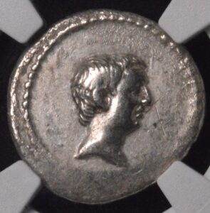 Roman Republic - L. Livineius Regulus (42 B.C) 2 Years After Julius Caesar's Death! AR Denarius!