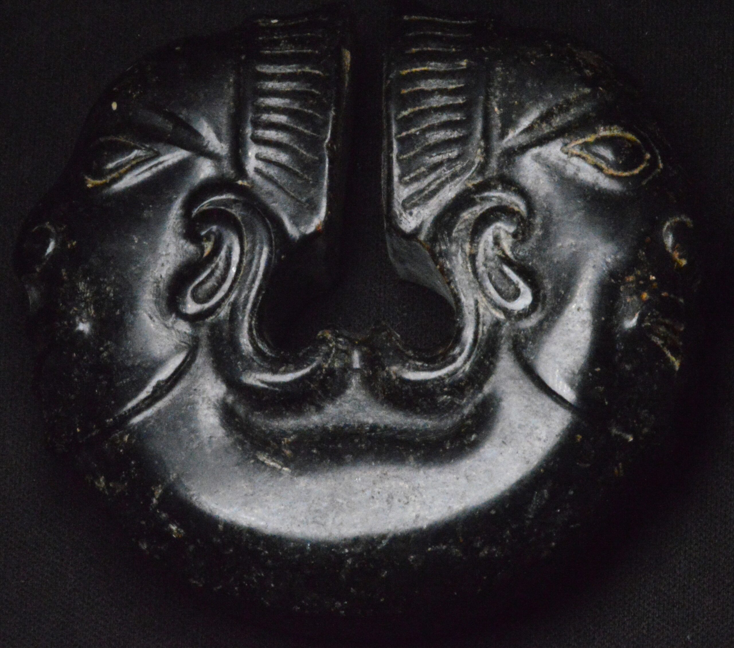 RARE Meteorite Carved Sculpture!